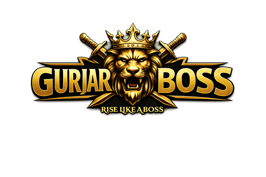 Gurjarboss crest logo